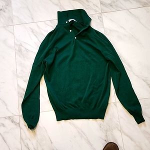 Suit supply cashmere wool polo sweater